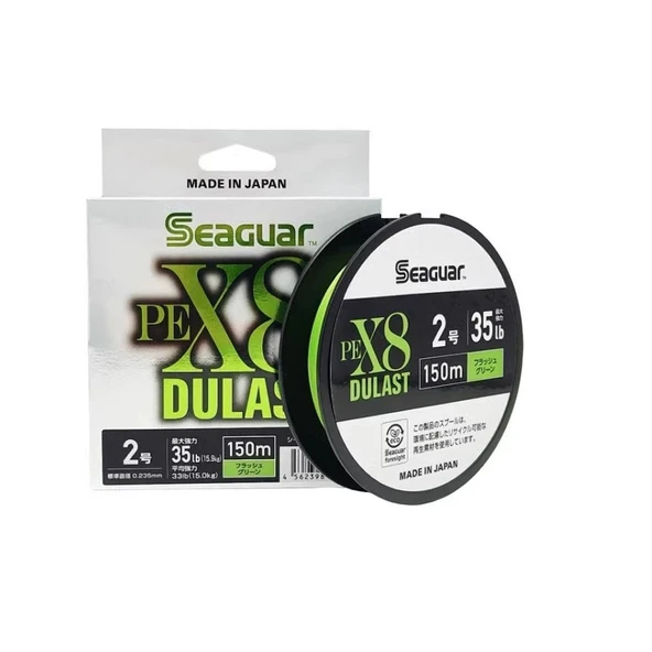 Seaguar Dulast 8B Flash Green 150m İp Misina