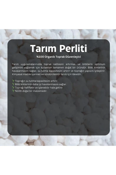 10 LT Tarımsal Perlit (Köklendirme-Drenaj-Teraryum- Torf Katkısı için uygun) - 2