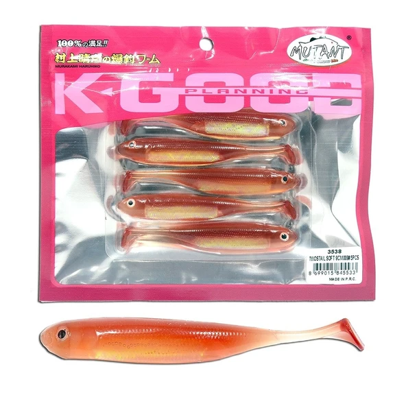 Mutant 3538 Twost Tail Flash 9cm 6,5gr Silikon Yem