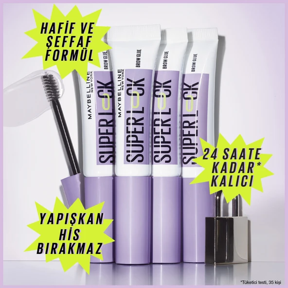 Maybelline New York Super Lock Brow Glue Kaş Sabitleyici Maskara - 3