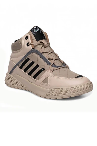 Celira Glc Bej Siyah Erkek Basket Sneaker Spor Ayakkabı - 2