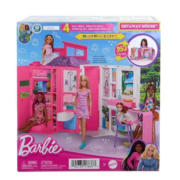 HRJ76 Barbienin Yeni Portatif Evi 2024 - Resim 6