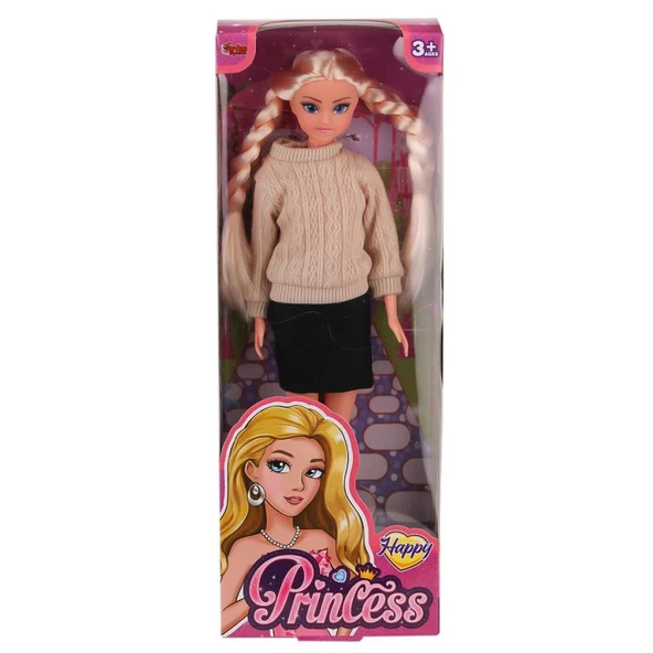 WG-115527 Kazaklı Örgü Saçlı Bebek 29 cm - Oyuncak ürün görseli 1