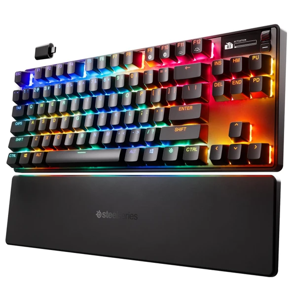 SteelSeries Apex Pro TKL Wireless Gen 3 OmniPoint 3.0 HiperManyetik Switch RGB Mekanik Kablosuz Oyuncu Klavyesi (UK)