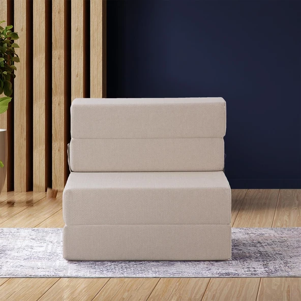 Valeria Katlanır Yatak Olabilen Koltuk Tek Kişilik Kahverengi Tek - 7