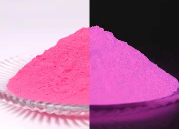 FOSFOR TOZU PEMBE KARANLIKTA PARLAYAN EPOKSİ REÇİNE VE SANATSAL FOSFOR 35 GR - 3