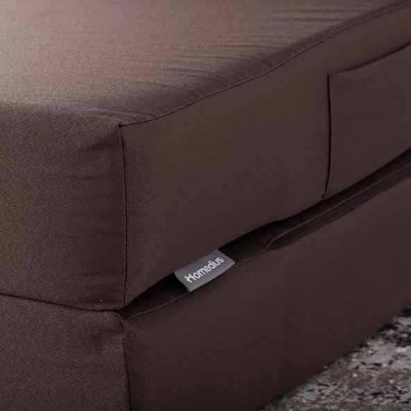 Valeria Katlanır Yatak Olabilen Koltuk Tek Kişilik Gri Tek - 12