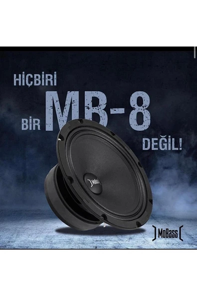 MOBASS Mb-8 20cm Midrange Hoparlör Takımı - Resim 3