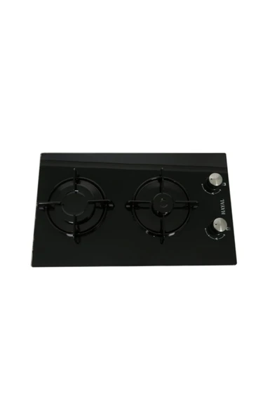 AFC Hayal 2 Li Cam Ankastre Ocak Siyah Tüplü - 7