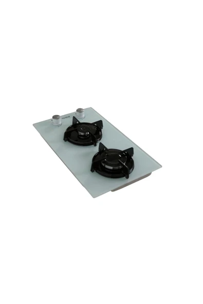 Hayal Ankastre 2 Gözlü Lpg ( Tüplü ) Beyaz Ocak Çakmaklı - 6