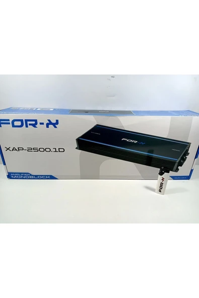 Mono Amfi + Forrxxx Çakmak 2500RMS – Forrxx XAP-2500.1D Bass Anfisi – Bass Kontrollü Mono Anfi - 4