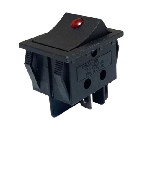 220 VOLT GENİŞ NOKTA IŞIKLI ANAHTAR ON-OFF (IC-104D)