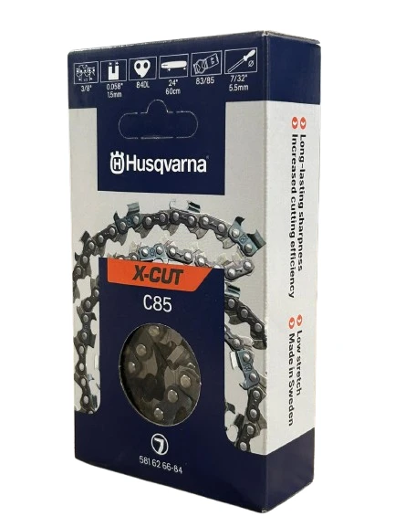 MOTORLU TESTERE ZİNCİR 3/8 42 DİŞ HUSQVARNA 1,5 MM YARIM KÖŞELİ ORJİNAL - Resim 3