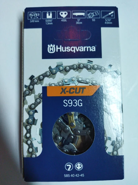 MOTORLU TESTERE ZİNCİR 91/22,5 DİŞ HUSQVARNA 325P5X/372P5X/525P4S/525P5S/T435 YARIM KÖŞELİ ORJİNAL ürün görseli