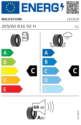 Milestone 205/60 R16 92H Carmile Yaz Lastiği 2025 Üretim - 2