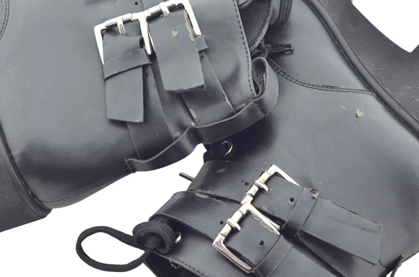 Boya Defolu Kadın Fermuarlı Kadın Kışlık Bot Kalın Tabanlı 36 Numara - 5