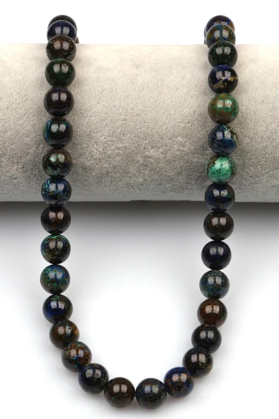 Azurit Doğaltaş Dizi 10 mm Küre Kesim - 2