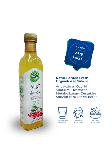 Organik Alıç Sirkesi 500 ml - 2