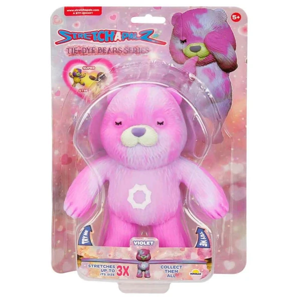 12308 Stretchalpalz Tie-Dye Stretch Ayılar 14 cm - - Resim 2