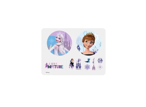 Kablolu Kulaklık Disney Frozen Karlar Ülkesi Anna Elsa Çocuk Kulaklığı Lisanslı DY-6513-FR2 11 ADET STİCKER İLE BİRLİKTE - 5