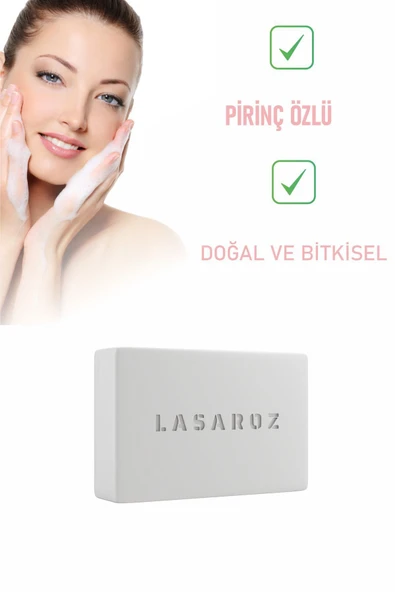 Cilt Beyazlatıcı Doğal Bitkisel Pirinç Sabunu 100 gr - 2