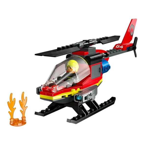 Nessiworld  LEGO Fire Rescue Helicopter 60411 - Resim 7