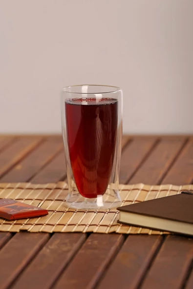 Blanca - 4 Adet Çift Cidarlı Latte Macchiato Bardağı - 2