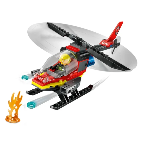 Nessiworld  LEGO Fire Rescue Helicopter 60411 - Resim 6