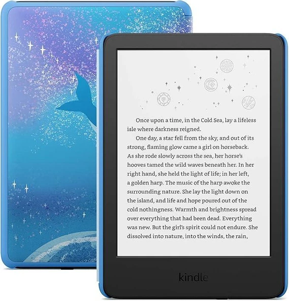 Amazon Kindle Touch Kids (2022) 16GB - 6” - Space Whale