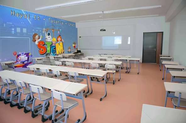 Robotik Kodlama Okul Duvar Kağıdı Baskı - 4