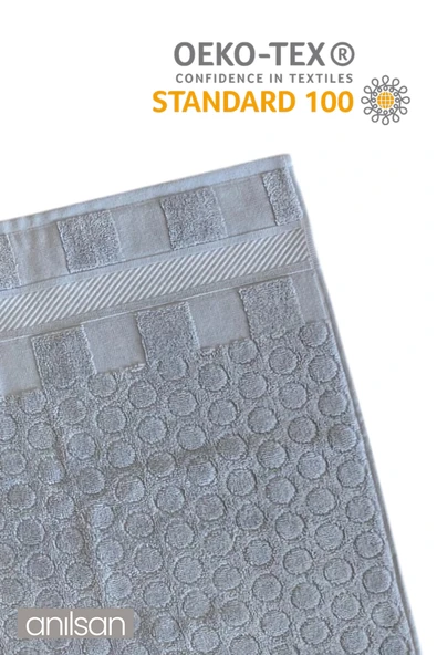 2'li Veta Havlu Seti %100 Pamuk - 1 Adet El Havlusu 50x90 Ve 1 Adet Banyo Havlusu 70x140 - 2