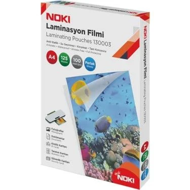 NOKI LAMINASYON FILMI A3 125 MIC. PARLAK 100 LU