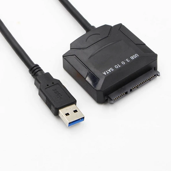 Usb 2.5 İnç-3.5 İnç Sata Harddisk Bağlantı Kablosu