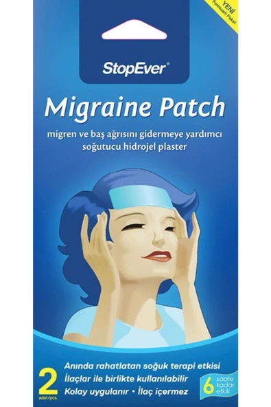 STOP EVER MİGREN VE BAŞAĞRISINI GİDERMEYE YARDIMCI BANT