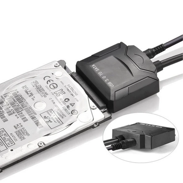 Usb 2.5 İnç-3.5 İnç Sata Harddisk Bağlantı Kablosu - 3