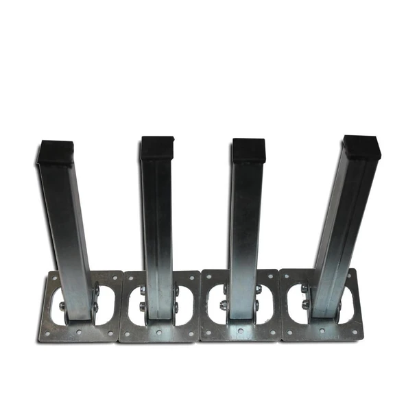 Masa Ayağı 4lü Katlanır Metal Yer Sofrası Ayağı 20 cm - 2