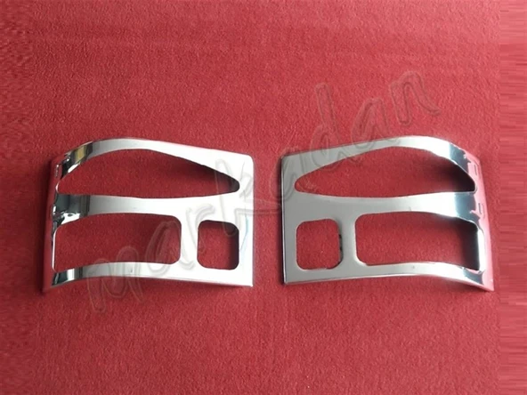 DB Chrome VW T4 Caravelle Stop Çerçeve Nikelajı 1995-2003 2 Parça P.Çelik
