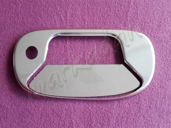 WOC Chrome Fiat Doblo Krom Bagaj Açma 2000-2012 2 Parça Paslanmaz Çelik - 1
