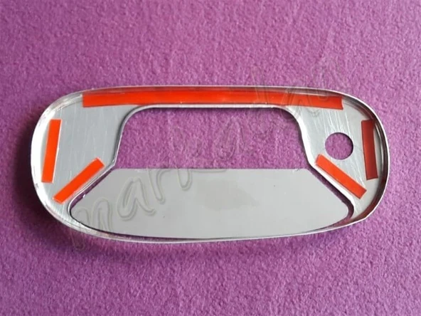 WOC Chrome Fiat Doblo Krom Bagaj Açma 2000-2012 2 Parça Paslanmaz Çelik - 2