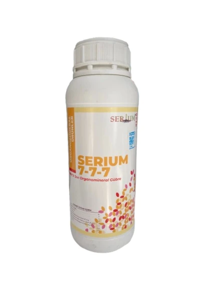 Serium 7-7-7 NPK'lı Sıvı Organomineral Gübre 1 Litre