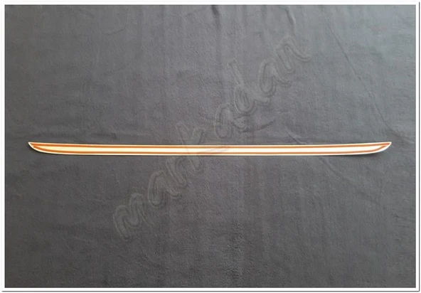 Markadan Dacia Sandero Krom Bagaj Alt Çıta 2006-2012 Paslanmaz Çelik - Resim 2