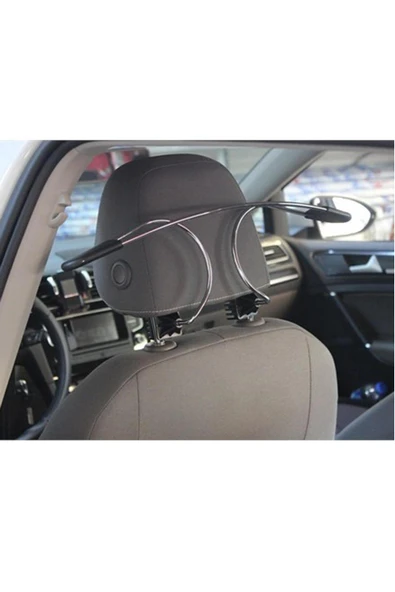 Oto Araç Koltuk Arkası Elbise Askısı Krom Kıyafet Askılığı - 4