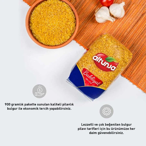 Altunsa Orta Pilavlık Bulgur 900 gr X 2 Adet - 3