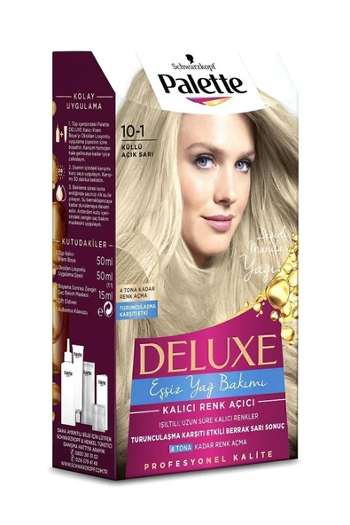 PALETTE DELUXE 10-1 KÜLLÜ AÇIK SARI SAÇ BOYASI