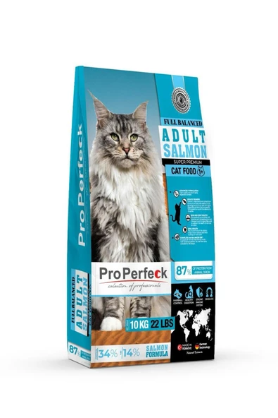 Pro Perfeck Premium Yetişkin Somonlu PortakalIi Kedi Maması 10 KG