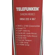 Telefunken 50TU7570UA 50 inç 127 Ekran 4K Ultra HD Android LED TV - 2