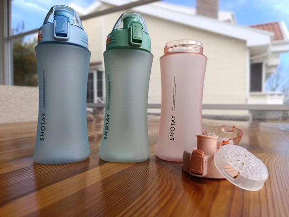 Shotay Thin PC Spor Matara 500Ml Yeşil - 4
