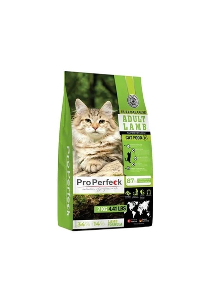 Pro Perfeck Premium Kuzulu Bal Kabaklı ve Elmalı Kedi Maması 2 KG