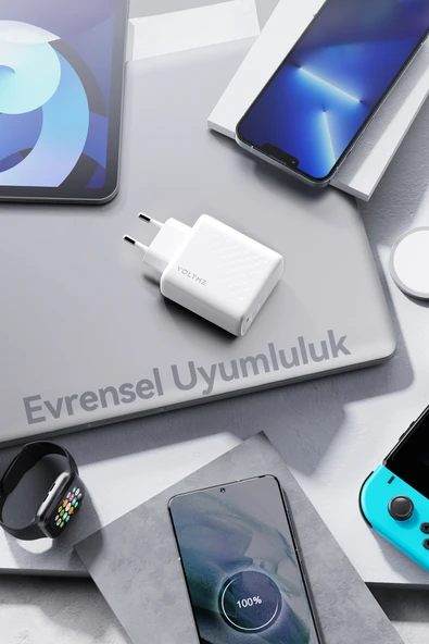 VOLTME V2024V1 Revo Beyaz 67W CCA GaN Şarj Aleti - 5