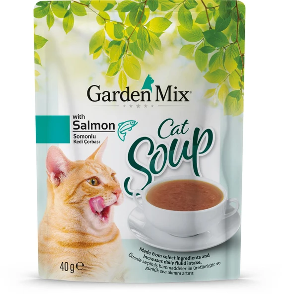 Gardenmix Somonlu Kedi Çorbası 40gr